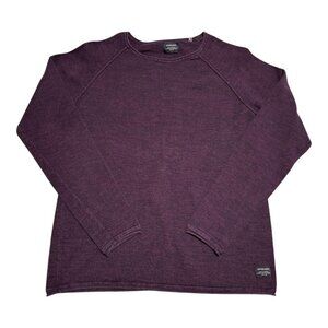 Jack & Jones JJE Union Knit Maroon Lightweight Sweatshirt‎ Adult Small